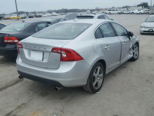 YV1622FS5C2114989 - 2012 VOLVO S60 T5 SILVER photo 4