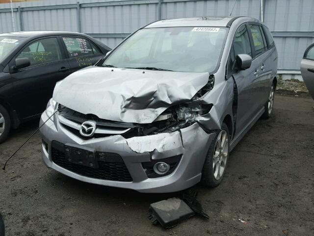 JM1CR2W32A0380363 - 2010 MAZDA 5 SILVER photo 2