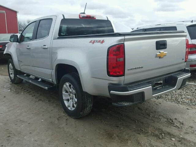 1GCGTBE30F1186825 - 2015 CHEVROLET COLORADO L SILVER photo 3