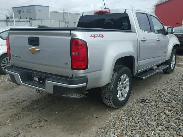 1GCGTBE30F1186825 - 2015 CHEVROLET COLORADO L SILVER photo 4