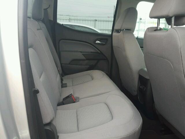 1GCGTBE30F1186825 - 2015 CHEVROLET COLORADO L SILVER photo 6
