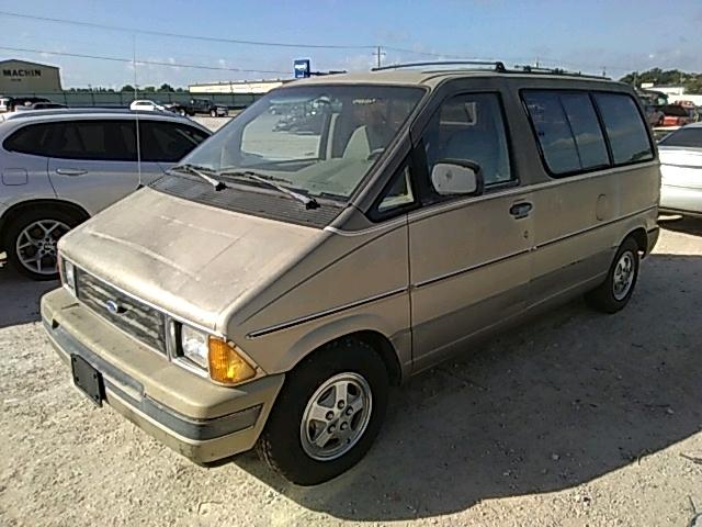 1FMCA11U5LZA72339 - 1990 FORD AEROSTAR BEIGE photo 2