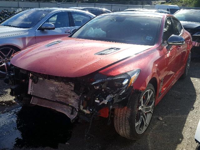 KNAE55LC4J6016451 - 2018 KIA STINGER GT RED photo 2