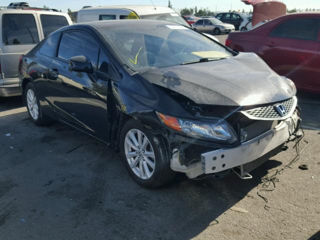 2HGFG3B14CH523617 - 2012 HONDA CIVIC EXL BLACK photo 1