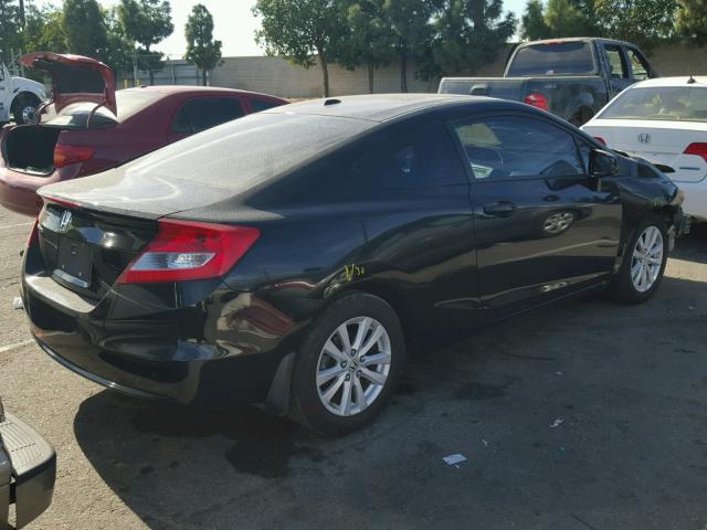2HGFG3B14CH523617 - 2012 HONDA CIVIC EXL BLACK photo 4