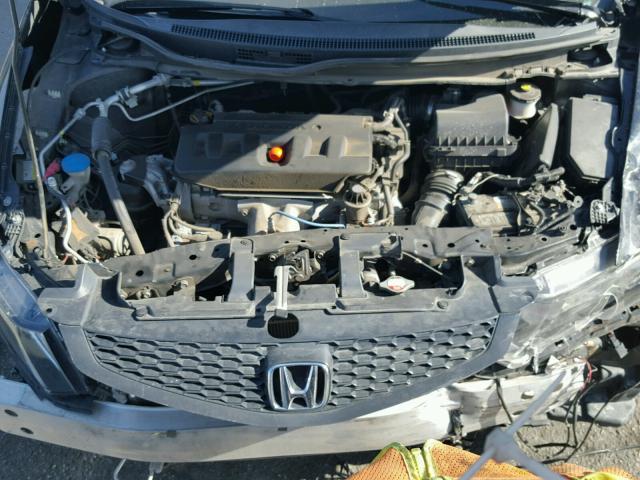 2HGFG3B14CH523617 - 2012 HONDA CIVIC EXL BLACK photo 7