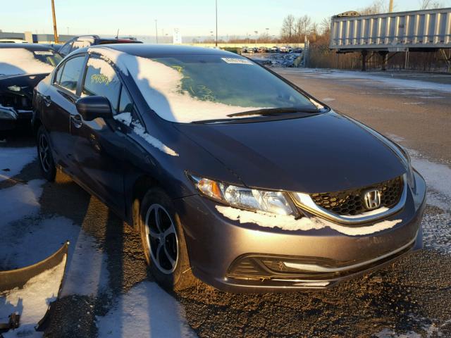 19XFB2F75FE054219 - 2015 HONDA CIVIC SE GRAY photo 1