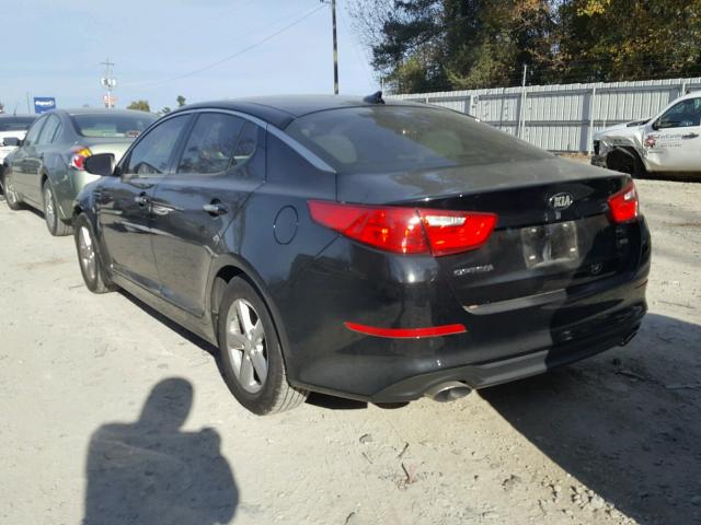 5XXGM4A76FG421430 - 2015 KIA OPTIMA LX BLACK photo 3