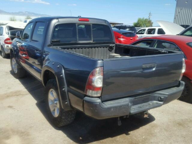 3TMLU4EN7AM043360 - 2010 TOYOTA TACOMA DOU გრაფიტი ფოტო 3
