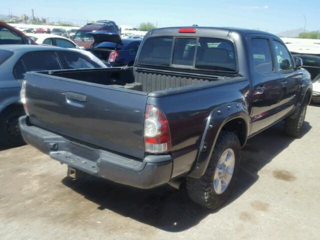 3TMLU4EN7AM043360 - 2010 TOYOTA TACOMA DOU გრაფიტი ფოტო 4