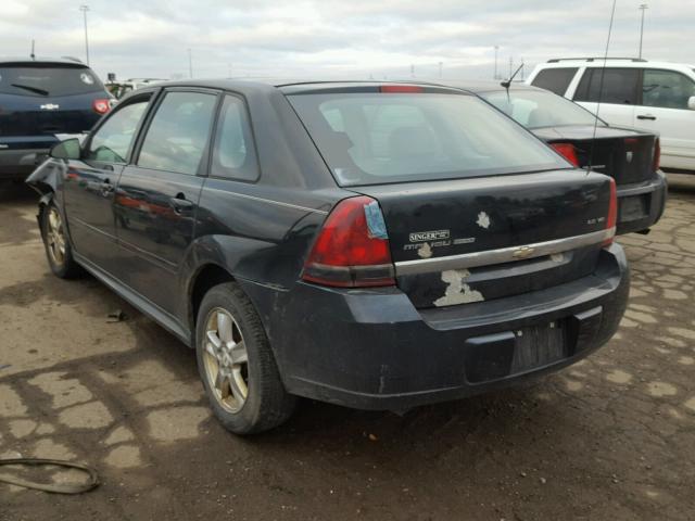 1G1ZT62815F337939 - 2005 CHEVROLET MALIBU MAX 黑色 照片 3