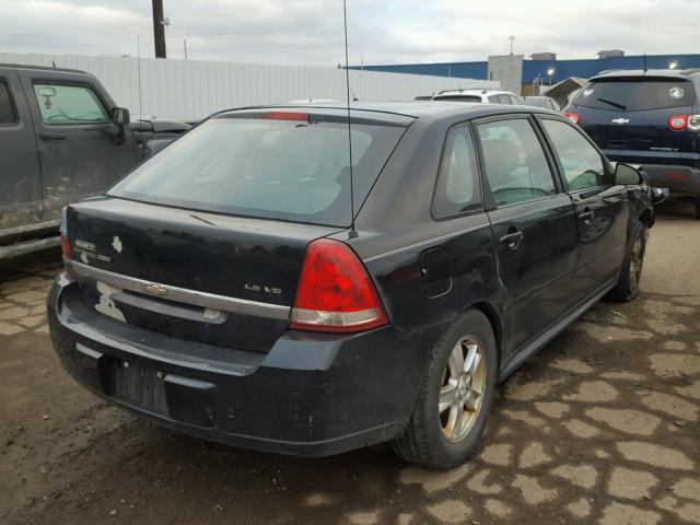 1G1ZT62815F337939 - 2005 CHEVROLET MALIBU MAX BLACK photo 4