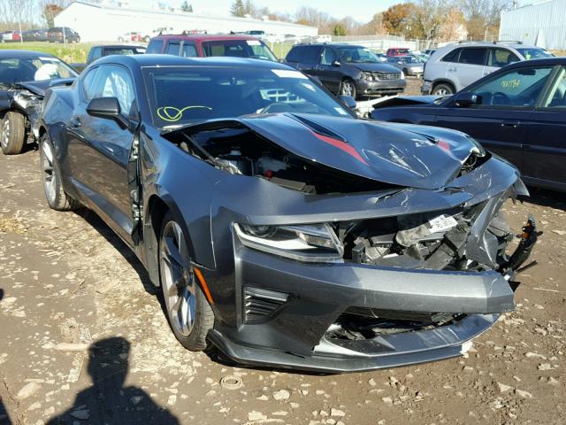 1G1FG1R77H0117736 - 2017 CHEVROLET CAMARO SS GRAY photo 1