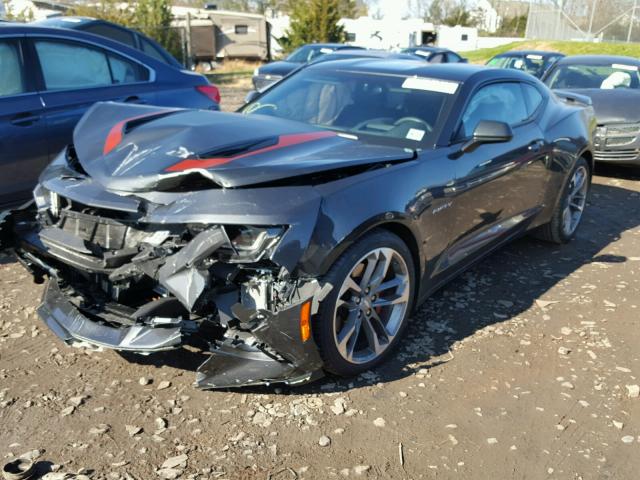 1G1FG1R77H0117736 - 2017 CHEVROLET CAMARO SS Gris foto 2