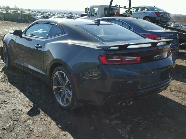1G1FG1R77H0117736 - 2017 CHEVROLET CAMARO SS Gris foto 3