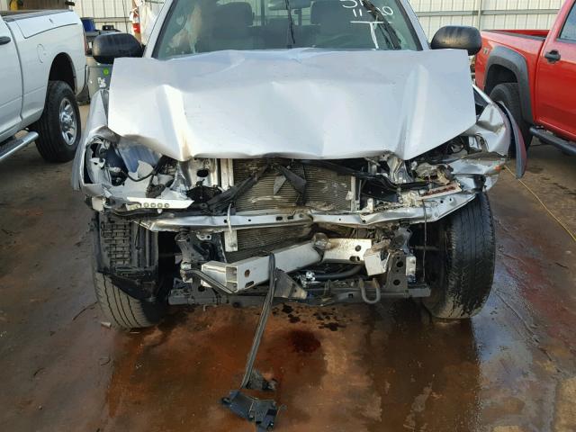 5TFJX4GN4FX047377 - 2015 TOYOTA TACOMA DOU SILVER photo 9