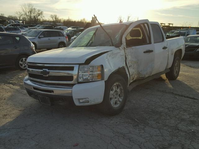 3GCEK23339G278045 - 2009 CHEVROLET SILVERADO WHITE photo 2