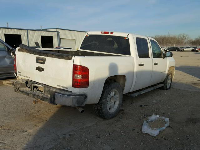 3GCEK23339G278045 - 2009 CHEVROLET SILVERADO WHITE photo 4