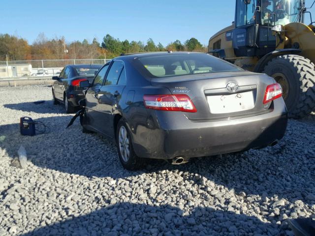 4T1BK3EK0BU629750 - 2011 TOYOTA CAMRY SE CHARCOAL photo 3