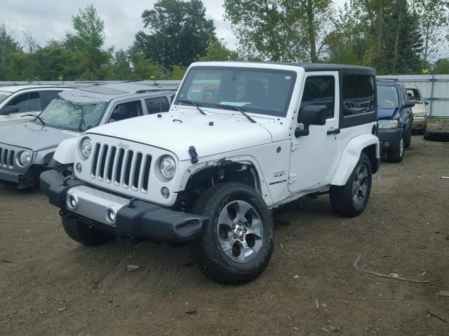 1C4GJWBG7HL608178 - 2017 JEEP WRANGLER S Սպիտակ լուսանկար 2