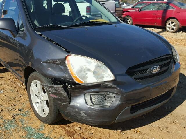 KNAFG525287211647 - 2008 KIA RONDO BASE BLACK photo 9