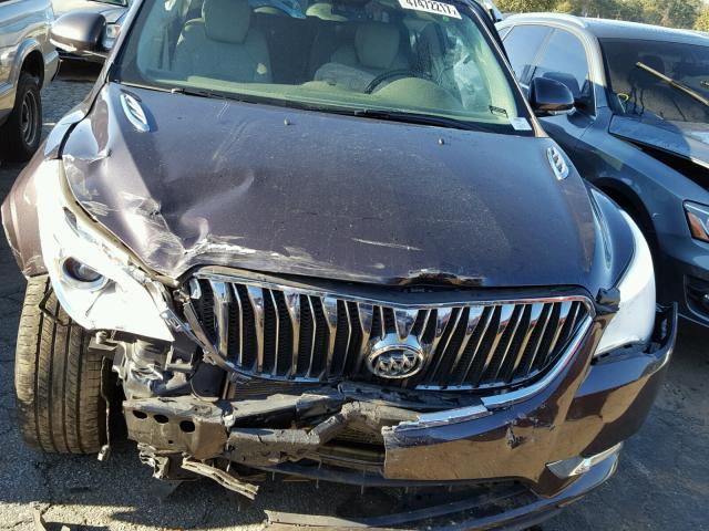 5GAKRBKD6GJ130610 - 2016 BUICK ENCLAVE იასამნისფერი ფოტო 7