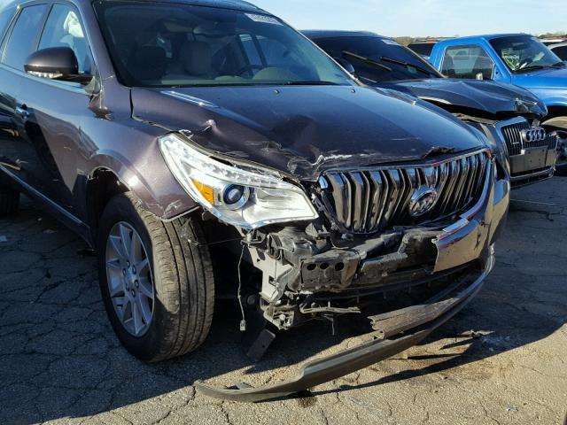 5GAKRBKD6GJ130610 - 2016 BUICK ENCLAVE იასამნისფერი ფოტო 9