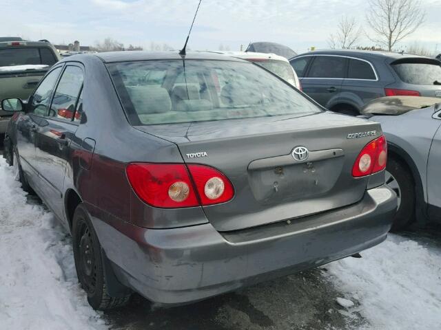 2T1BR32E26C567334 - 2006 TOYOTA COROLLA CE GRAY photo 3