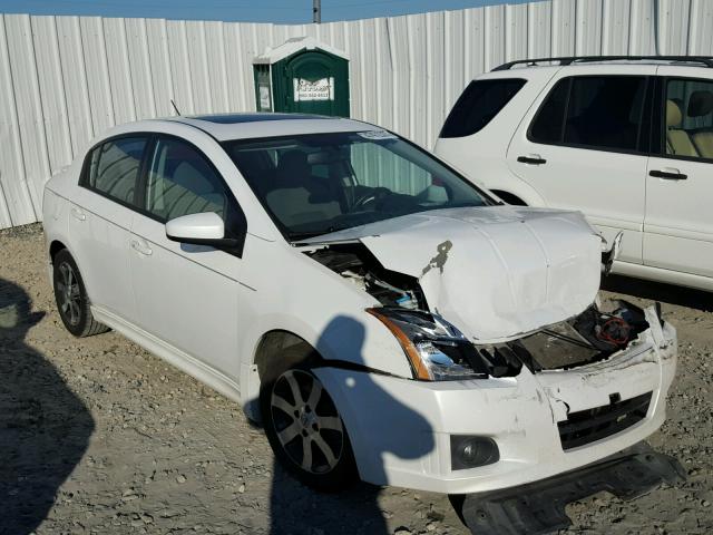 3N1AB6AP8CL778117 - 2012 NISSAN SENTRA 2.0 WHITE photo 1