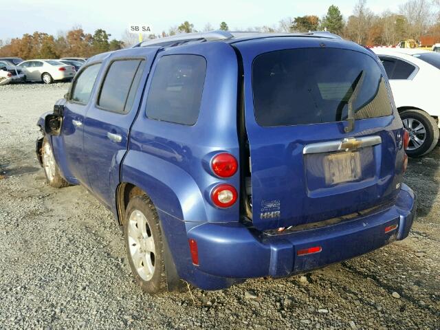 3GNDA23D26S590736 - 2006 CHEVROLET HHR LT BLUE photo 3