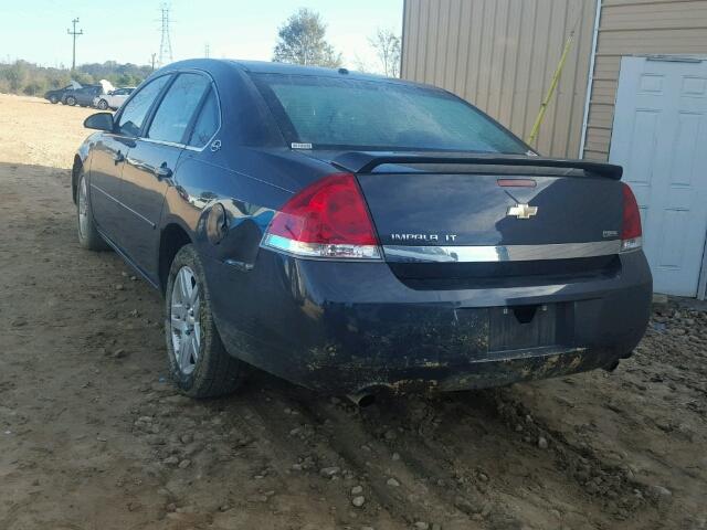 2G1WC583681238280 - 2008 CHEVROLET IMPALA LT CHARCOAL photo 3