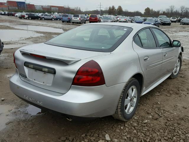 2G2WP552X61239795 - 2006 PONTIAC GRAND PRIX SILVER photo 4
