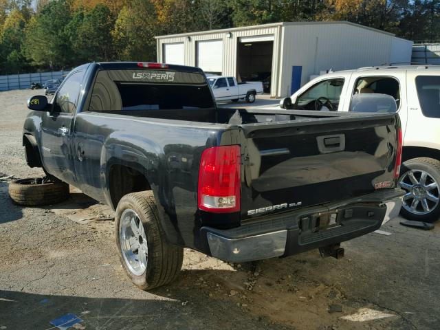 1GTEK14CX7Z565811 - 2007 GMC NEW SIERRA BLACK photo 3