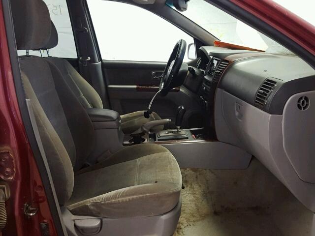 KNDJD733465591470 - 2006 KIA SORENTO EX BURGUNDY photo 5