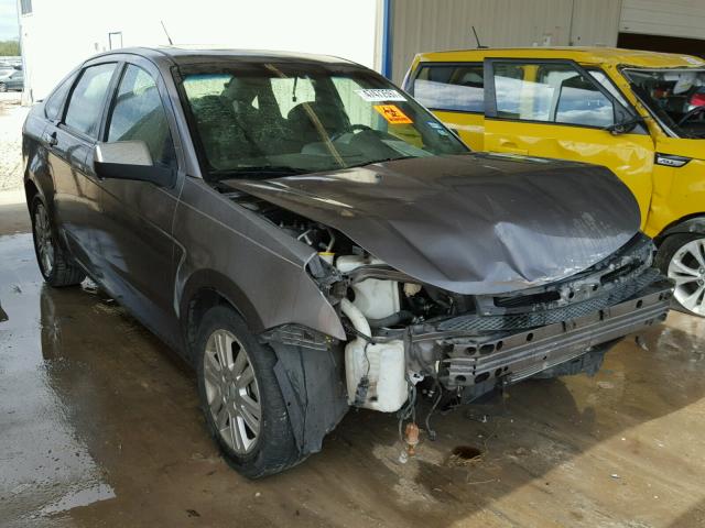 1FAHP3HN3AW231267 - 2010 FORD FOCUS SEL GRAY photo 1