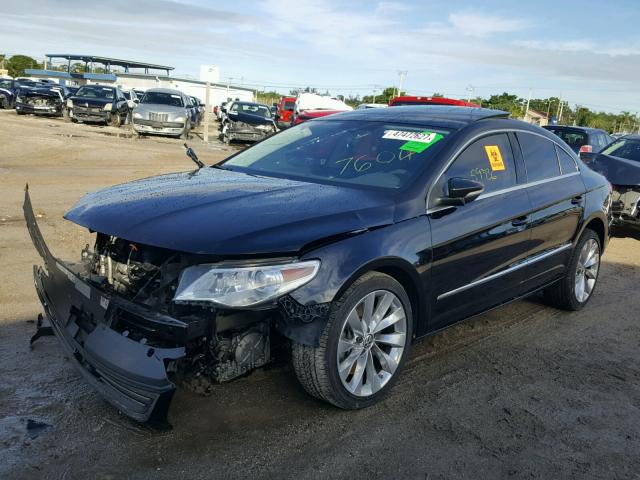 WVWGU7AN7CE547604 - 2012 VOLKSWAGEN CC VR6 4MO BLACK photo 2