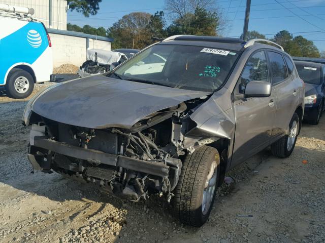 JN8AS58T68W301735 - 2008 NISSAN ROGUE S GRAY photo 2