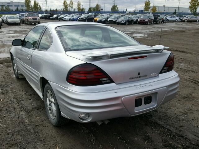 1G2NF12E11M636153 - 2001 PONTIAC GRAND AM S ვერცხლისფერი ფოტო 3