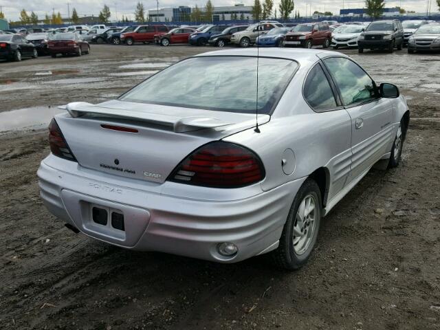 1G2NF12E11M636153 - 2001 PONTIAC GRAND AM S ვერცხლისფერი ფოტო 4