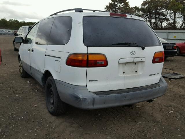 4T3ZF19C8YU230515 - 2000 TOYOTA SIENNA CE WHITE photo 3