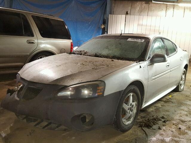 2G2WS522541149356 - 2004 PONTIAC GRAND PRIX Արծաթագույն լուսանկար 2