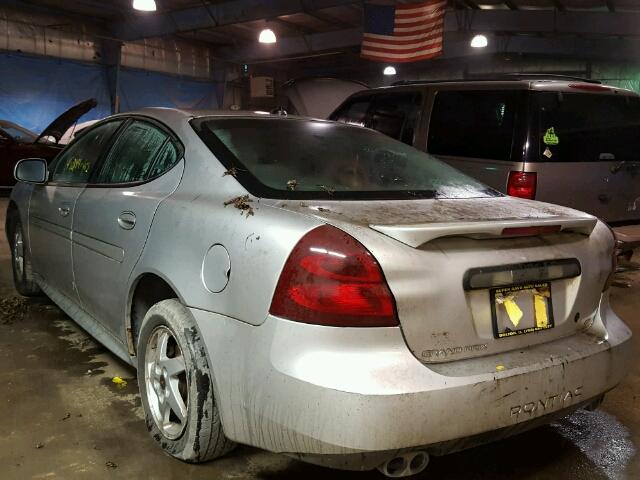 2G2WS522541149356 - 2004 PONTIAC GRAND PRIX SILVER photo 3