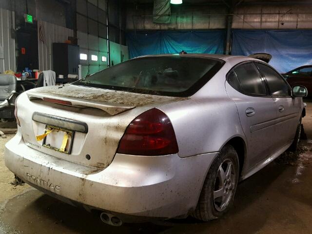 2G2WS522541149356 - 2004 PONTIAC GRAND PRIX Արծաթագույն լուսանկար 4