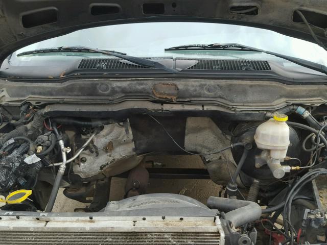 3D7HA18N32G159640 - 2002 DODGE RAM 1500 GRAY photo 7