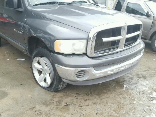 3D7HA18N32G159640 - 2002 DODGE RAM 1500 GRAY photo 9