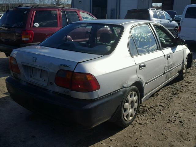 2HGEJ6678XH593284 - 1999 HONDA CIVIC LX SILVER photo 4