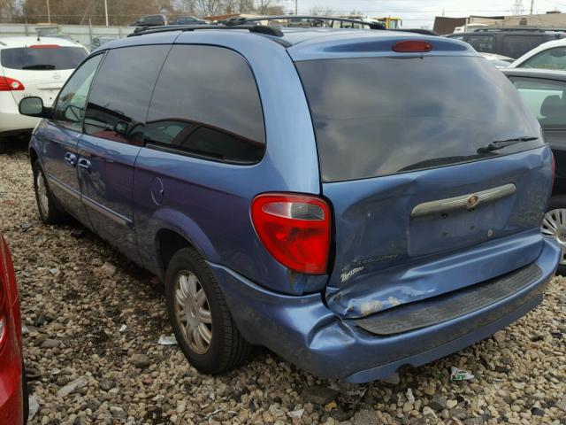 2A4GP54L97R222509 - 2007 CHRYSLER TOWN & COU BLUE photo 3