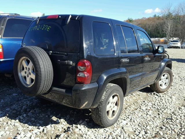 1J4GL58K43W646050 - 2003 JEEP LIBERTY LI BLACK photo 4