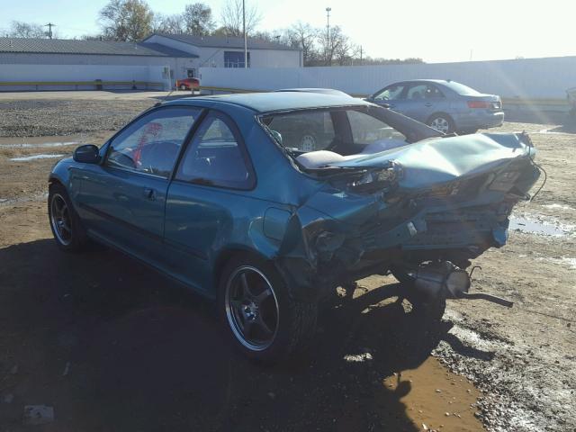 1HGEJ1239RL009048 - 1994 HONDA CIVIC EX GREEN photo 3