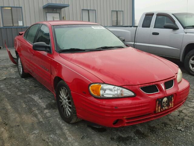 1G2NE52E5XM782249 - 1999 PONTIAC GRAND AM S RED photo 1